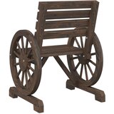  Vrtna stolica 58 x 58 x 78,5 cm od masivne jelovine | shoptok.hr