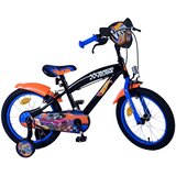 Hot_Wheels Dječji bicikl 16" crno-plavo-narančasti - 2 ručne kočnice | shoptok.hr