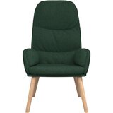  Stol za sproščanje temno zeleno blago, (20934433) | Shoptok.si