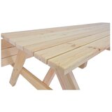 Rojaplast Vrtni blagovaonski set od masivnog drveta u prirodnoj boji za 4 osobe Piknic – | shoptok.hr