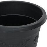  Saksije za biljke 6 pcs Crna Ø 22 x 18 cm Plastika | shoptok.hr
