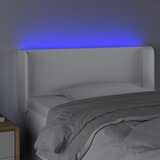  LED uzglavlje bijelo 93x16x78/88 cm od umjetne kože | shoptok.hr