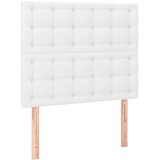 Okvir za krevet s uzglavljem bijeli 80 x 200 cm od umjetne kože | shoptok.hr