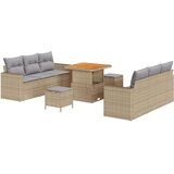  Set vrtnih kauča 9 kom. s jastučićima bež poliratan akacije set za objedovanje 3 kom. s jastučićima bež poliratan akacije | shoptok.hr