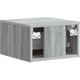  Stenski nočni omarici 2 pcs Siva Sonoma 34,5 x 33 x 20 cm, (5000209646) | Shoptok.si