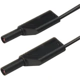 4 mm safety test lead\, 2x stackable plugs\, 2\,5 mm²\, 50 cm, (20423173)