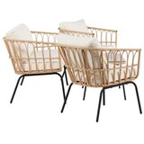 Venture Home Ortigia vrtni lounge set, prirodna boja drva Slike