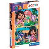 Clementoni puzzle "2x20 " Dora 24827 Cene