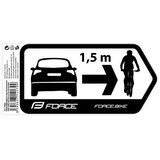 Force nalepnice sigurnost za automobil 184x84mm, crna ( 16427/J12-11 )