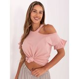 FANCY Blouse-FA-BZ-6946.93P-light pink | Shoptok.si