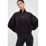 Reebok Sportska dukserica Meet You There za žene, boja: crna, glatka | shoptok.hr