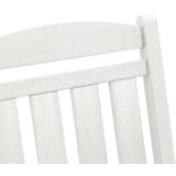vidaXL Zunanja gugalnica Bela 70x92x108 cm HDPE | Shoptok.si