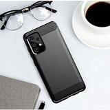 Techsuit Carbon Silicone ovitek za Samsung Galaxy A52 4G / A52 5G / A52s 5G - črn | Shoptok.si
