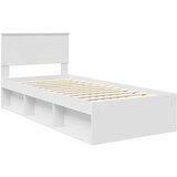  Okvir za krevet Bijelo 90 x 190 cm Čvrsto borovo drvo | shoptok.hr