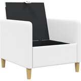 SOFA s pohranom Bijela 72 x 78 x 87 cm Poliester | Shoptok.si