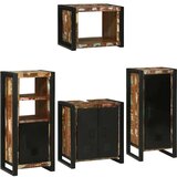 vidaXL Set namještaja za kupaonicu Zidne 4 pcs Čvrsto reciklirano drvo | shoptok.hr