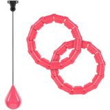 Rebel Active pametni hula hop obruč za mršavljenje s klinovima i utezima 50 cm, ružičasti | shoptok.hr
