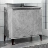 Ormarić za umivaonik siva boja betona 58 x 33 x 60 cm drveni | shoptok.hr