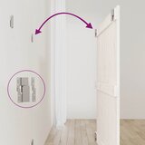  Zidno uzglavlje bijelo 95,5x3x90 cm od masivne borovine | shoptok.hr