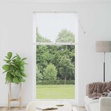 vidaXL Okenska roleta z zavesami Drugo Bela 100 x 220 cm Aluminij | Shoptok.si