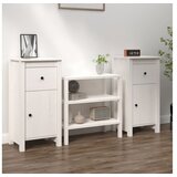  Komode 2 kom bijela 40x35x80 cm od masivne borovine | shoptok.hr