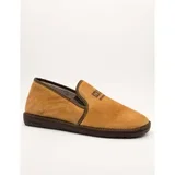 Slips on 132 Afelpado Cuero Kostanjeva