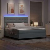Box spring krevet Svjetlosiva 180 x 200 cm tkanina | shoptok.hr
