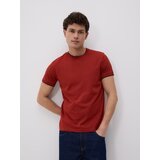 Reserved Regular fit majica s visokim udjelom merceriziranog pamuka - crvena | shoptok.hr