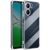 Oem Mayaxess, Ovitek za Oppo A5x iz silikona z ojačanimi vogali, odporen na udarce, Prozorno, (5000208830) | Shoptok.si