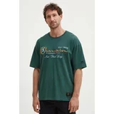 Champion Bombažna kratka majica moška, zelena barva, 219998