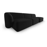 Milo Casa Črna žametna sedežna garnitura levi kot 311 cm Paolo – | Shoptok.si