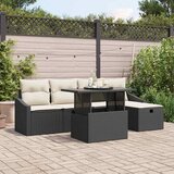  Sjedeća garnitura za vrt 6 kom. poliratan 55 x 55 x 37 cm | shoptok.hr