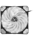 Genesis hydrion 120, case fan, 120mm, 0-1000 rpm, noise level max. 18.8 db, 3-pin molex connector, white light | ePonuda.com