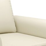  Sedežna garnitura 2-delna z blazinami krem umetno usnje, (20925424) | Shoptok.si