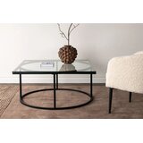 Furniture Fashion Skanör klub stolić 90 × 90 cm, crni | shoptok.hr