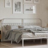  Metalno zamjensko uzglavlje bijelo 200 cm | shoptok.hr