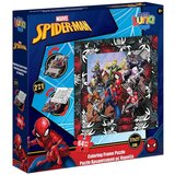 Luna Luna: Spider-Man 2v1, okvirjena pobarvanka sestavljanka s 64 kosi Cene