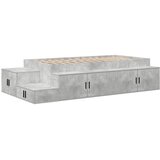  Krevet s ladicama Betonski sivi 80 cm Konstruirano drvo | shoptok.hr