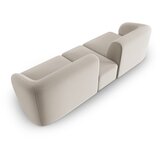 Milo Casa Bež žametna sedežna garnitura 246 cm Paolo – | Shoptok.si