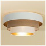  Stropno svetlo WENTA 1xE27/60W/230V, prečnik 50 cm, belo/smeđe | Eponuda.com