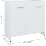 vidaXL Kupaonski ormarić bijeli 60 x 33 x 61 cm od iverice | shoptok.hr