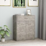 vidaXL Komoda siva boja betona 60 x 30 x 75 cm od iverice Cijene