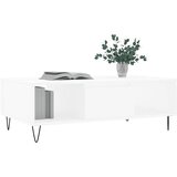  Stolić za kavu bijeli 104 x 60 x 35 cm od konstruiranog drva | Eponuda.ba