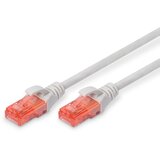Digitus DK-1617-100 RJ45 omrežni kabel\, Patch kabel CAT 6 U/UTP 10.00 m siva brez halogena 1 kos, (20421682) | Shoptok.si