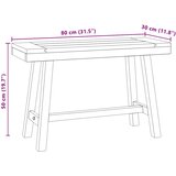  Klupa 80 cm od masivne tikovine | Eponuda.ba
