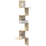  Zidne kutne police boja hrasta sonome 32x32x127,5 cm od iverice | shoptok.hr