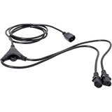 Hawa IEC Y-kabel [ IEC-vtič C14 - IEC-vtičnica C13] črne barve 5 m 1008273, (20421955) | Shoptok.si