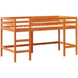 The Living Store Otroški pograd z lestvijo voščeno rjav 80x200 cm trdna borovina - Otroški Pograd, (21625344) | Shoptok.si