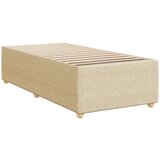 vidaXL Posteljni okvir krem 90x190 cm blago, (21292452) Cene