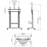  Mobilno TV stojalo CF-100 | Shoptok.si
